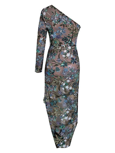 Aurora Blossom Sequin Dress - Celestial Couture