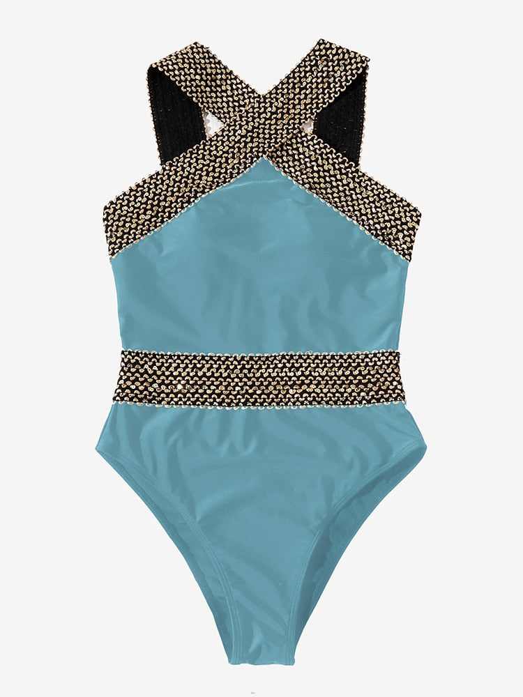 Detailed One Piece Swimwear  -  multiple style and colors