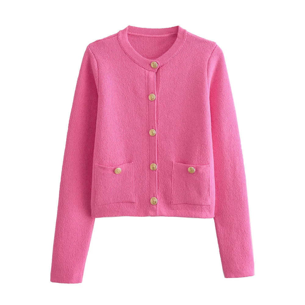 Everleigh | Chic Knitted Cardigan - Celestia Couture