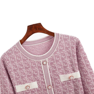 Pink Knitted Dress - Celestial Couture