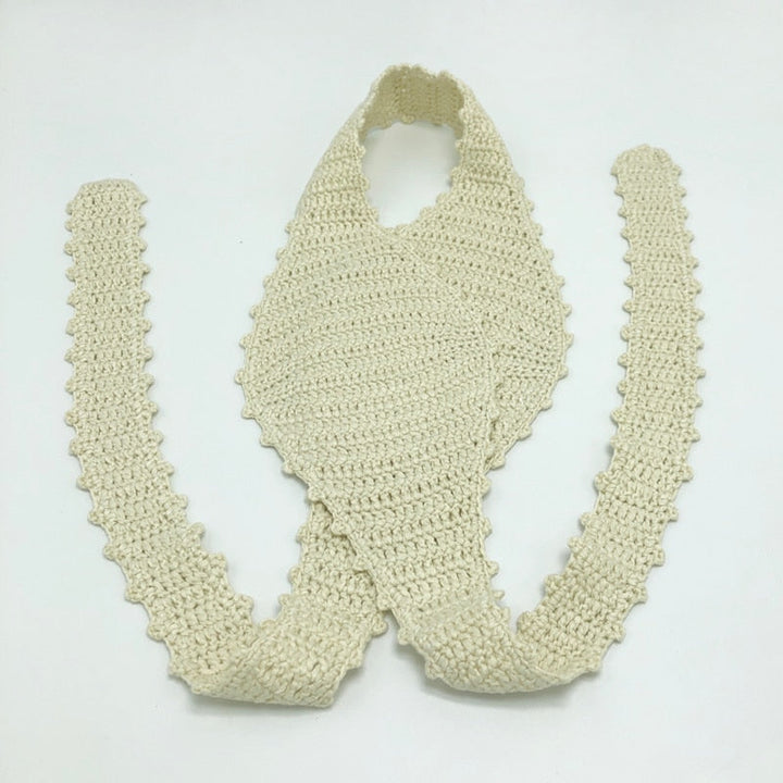 Crochet Crossed Top &amp; skirt set