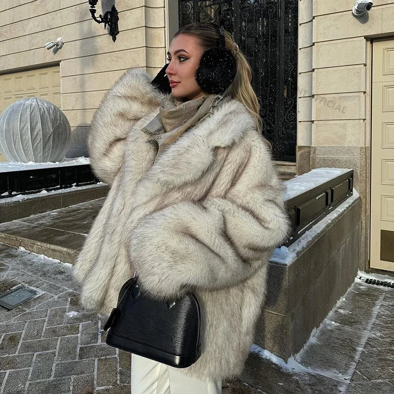 VeluxeCo™ Luxe Winter Statement Coat