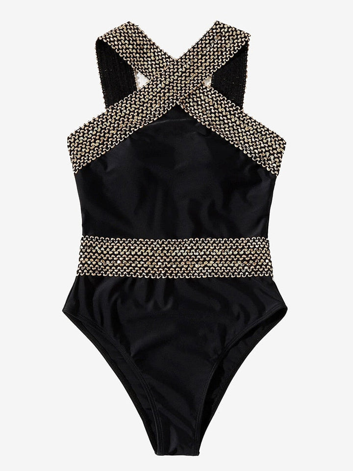 Detailed One Piece Swimwear  -  multiple style and colors