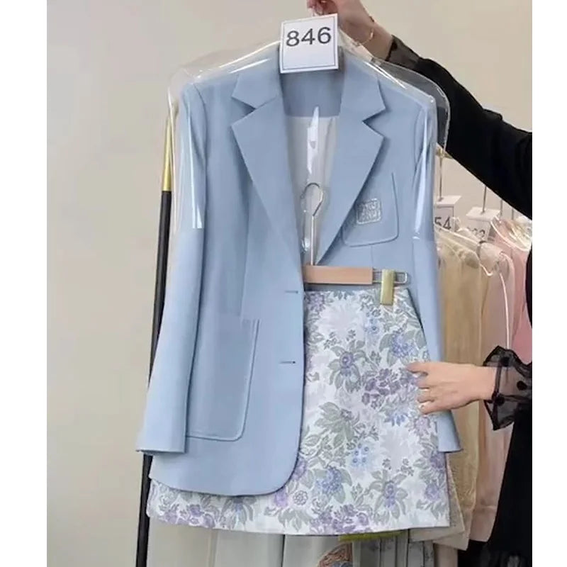 Korean Drama Suit &amp; Skirt Set - Celestia Couture