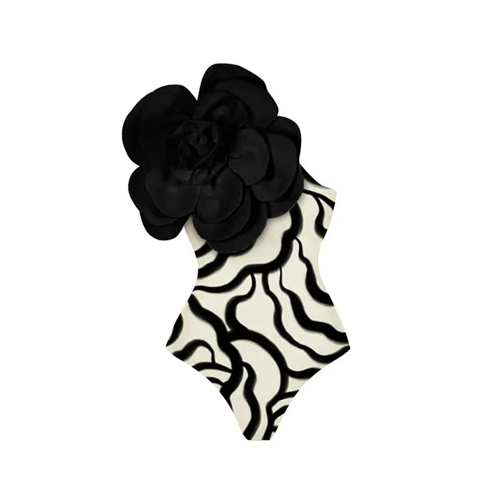 Eden Bloom 3D Floral Swimsuit - Celestia Couture