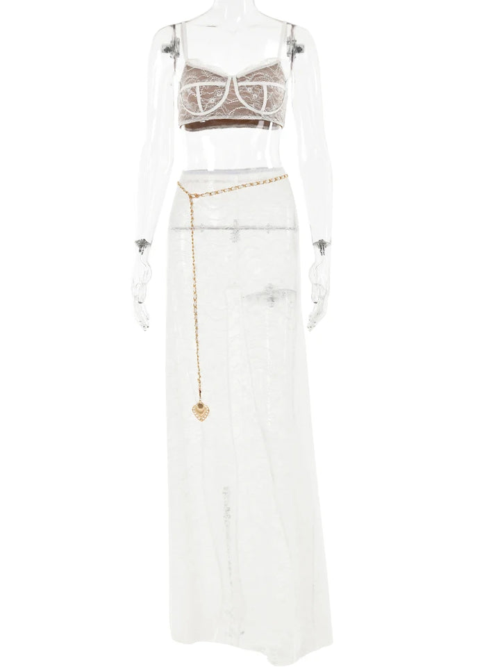 Floral Lace Dream Set - Celestia Couture