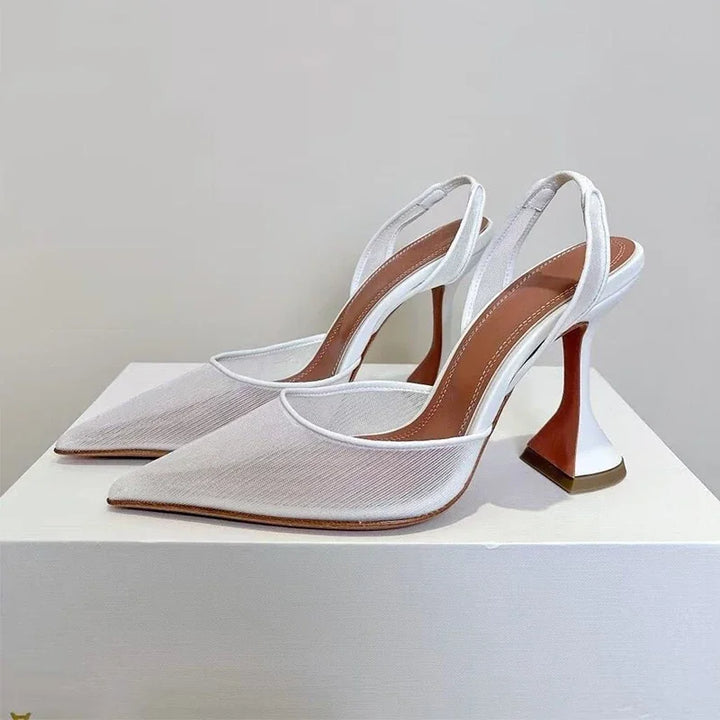 Octavia Mesh Lace Heels