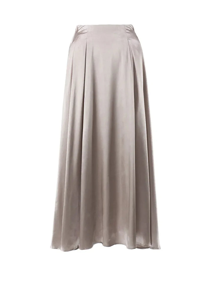 Deeptown Satin Maxi Skirt - Celestia Couture