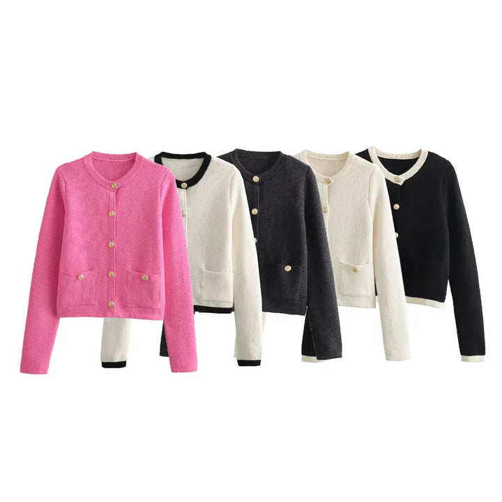 Everleigh | Chic Knitted Cardigan - Celestia Couture