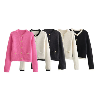 Everleigh | Chic Knitted Cardigan - Celestial Couture