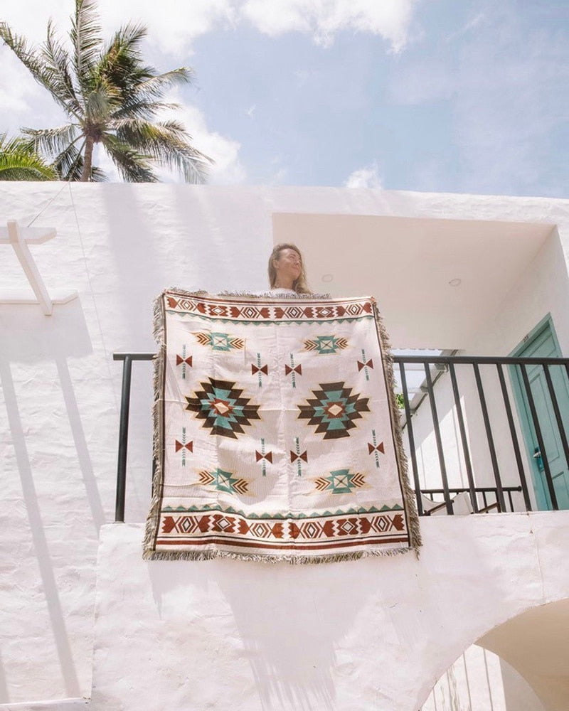 Tribal Boho Rugs &amp; Blankets - Outdoor or Indoor