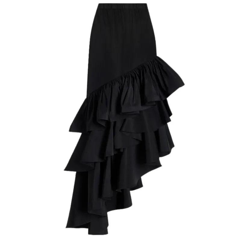 OUINA FLOWER SWIMWEAR AND RUFFLED SKIRT - Celestial Couture