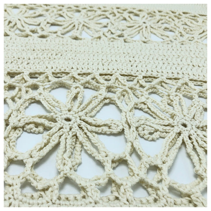 Crochet Crossed Top &amp; skirt set