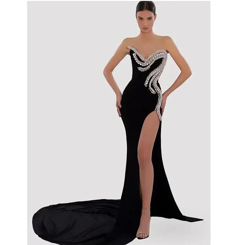 VELVET LUXE DRESS - Celestia Couture
