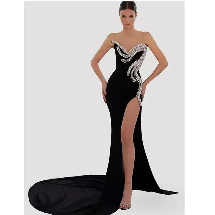 VELVET LUXE DRESS - Celestia Couture