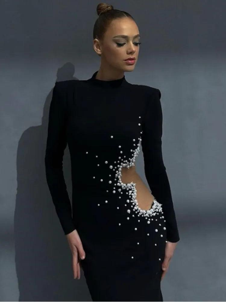GLITERING GALAXY DRESS - Celestia Couture