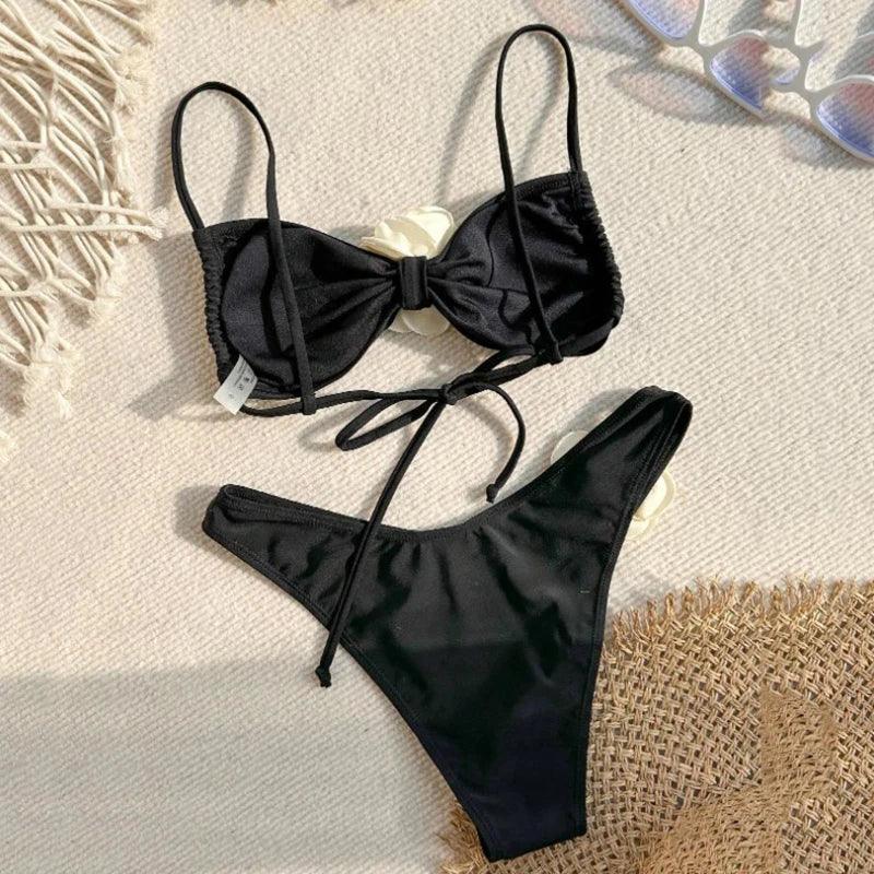 MELIS FLOWER BIKINI SET - Celestial Couture