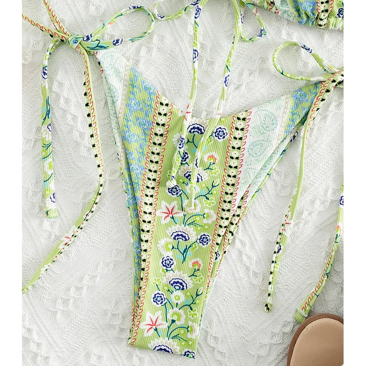 Floral Femme Print Bikini  -multiple colors