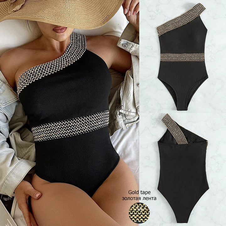 Detailed One Piece Swimwear  -  multiple style and colors