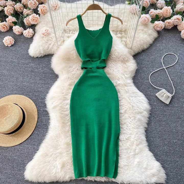 Radiant Cut-Out Bodycon Dress - Celestia Couture