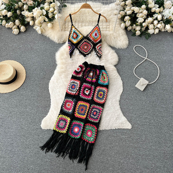 Two Piece Knitted Beach Set