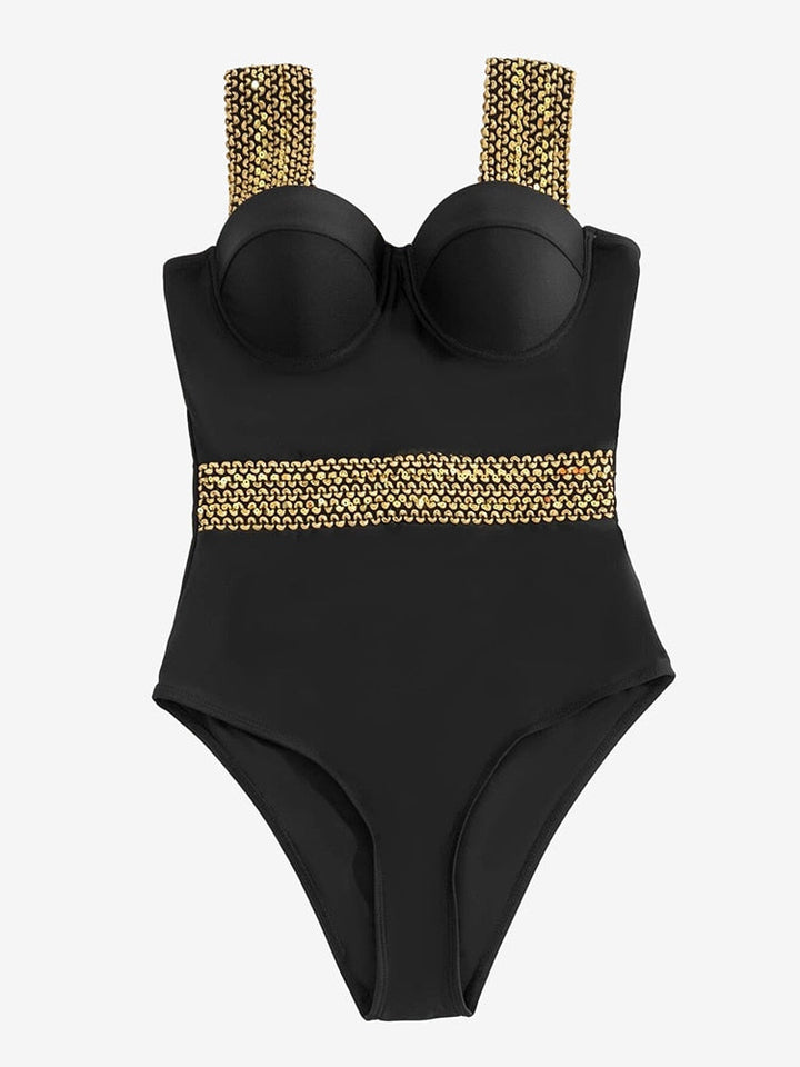 Detailed One Piece Swimwear  -  multiple style and colors