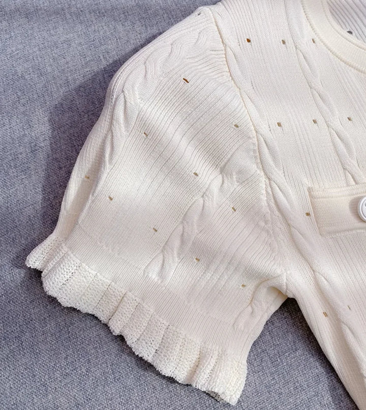 Mona Hollow Knitted Dress