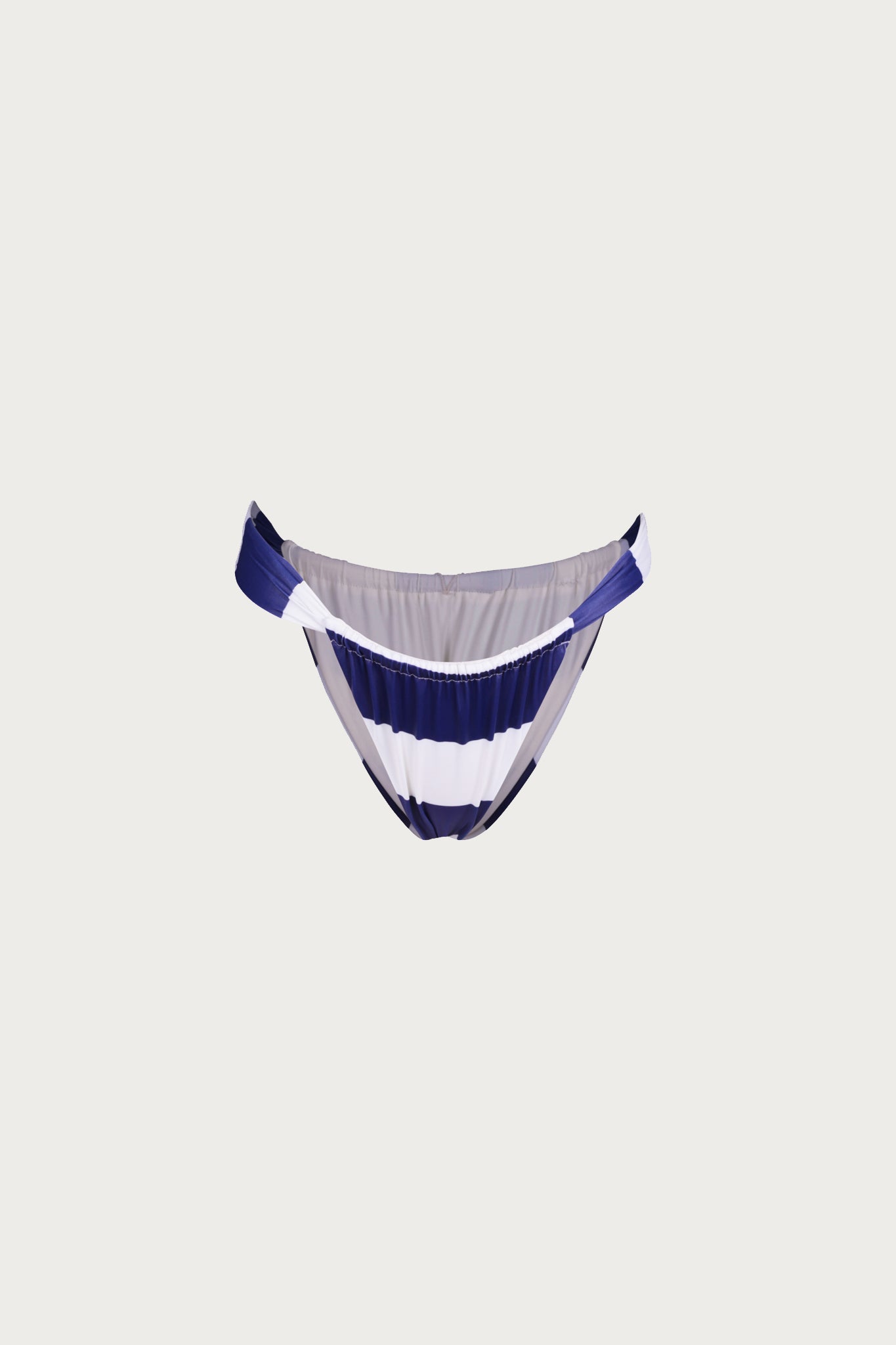 Ruched Bottom (Navy Cream Stripe) - Celestial Couture