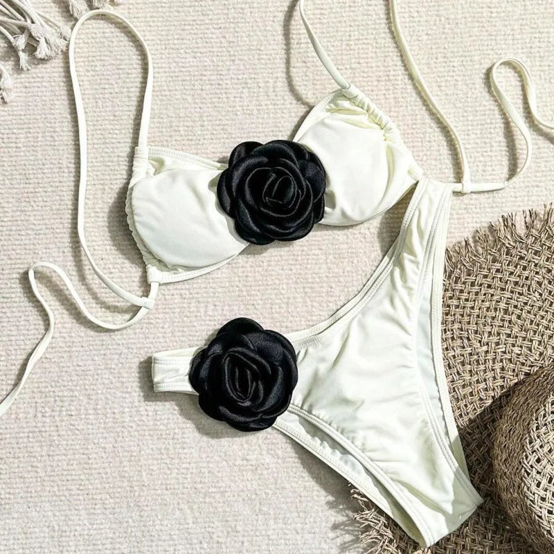 Sunset Bliss High-Waist Bikini | 2024 Swimwear Trend - Celestia Couture