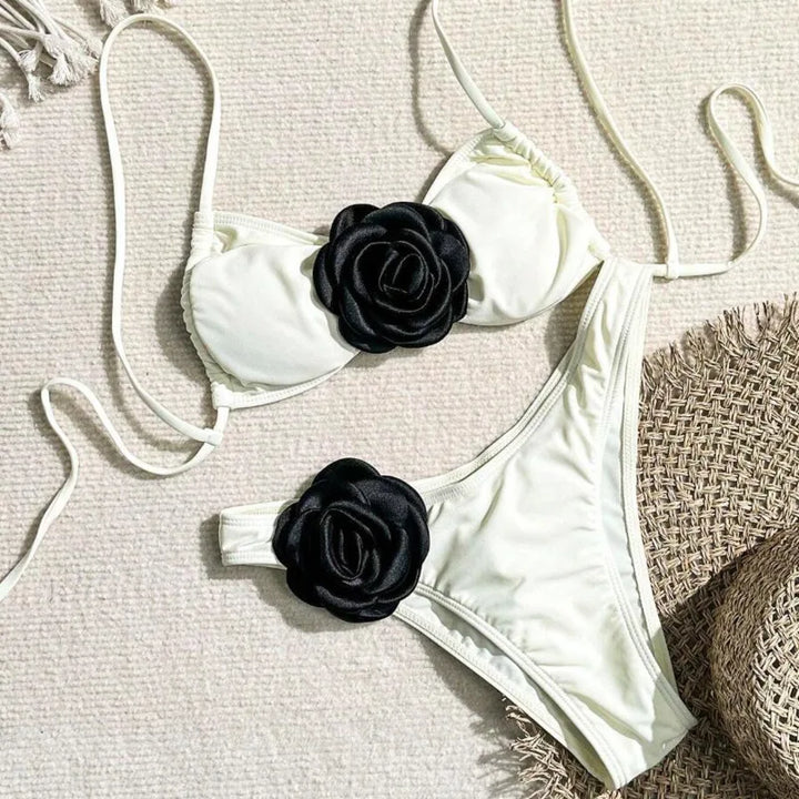 Sunset Bliss High-Waist Bikini | 2024 Swimwear Trend - Celestia Couture