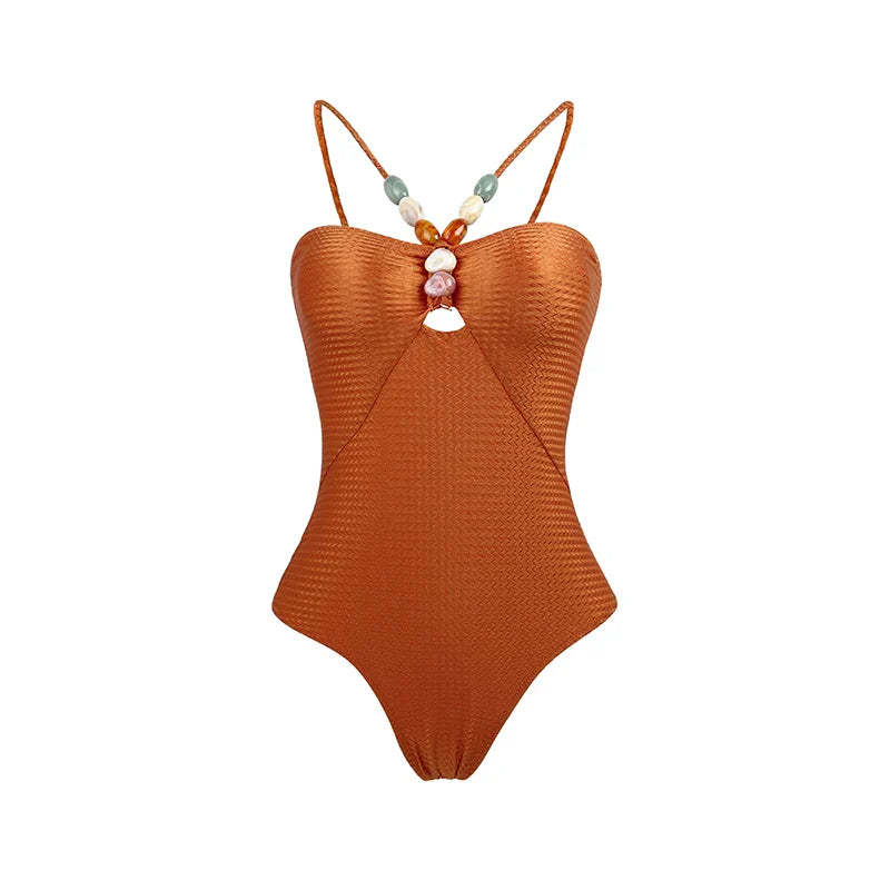 One Piece Retro Swimwear with matching skirt - multiple prints
