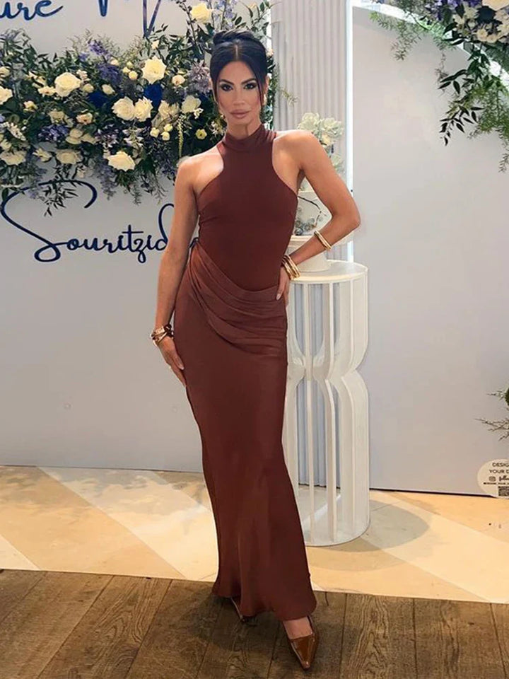 OLI MAXI DRESS - Celestia Couture