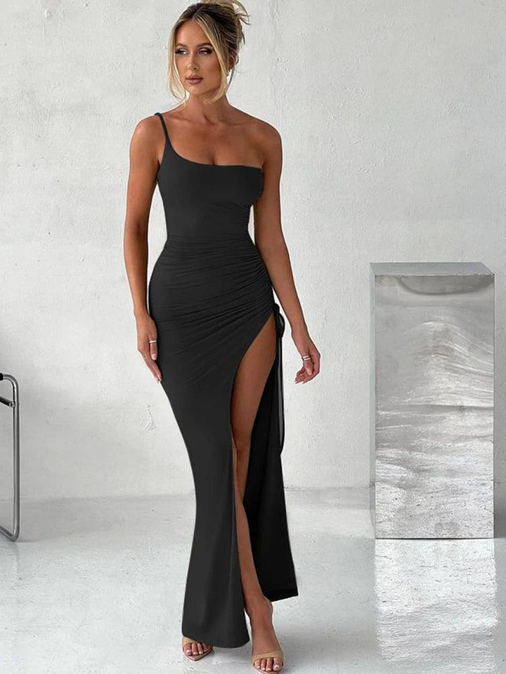 One Shoulder Dress - Celestia Couture