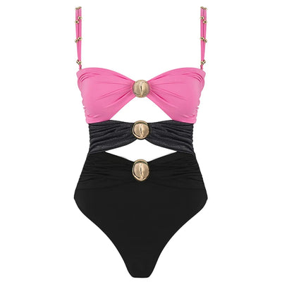 Shimmer & Shine Cutout Swimsuit - Celestial Couture