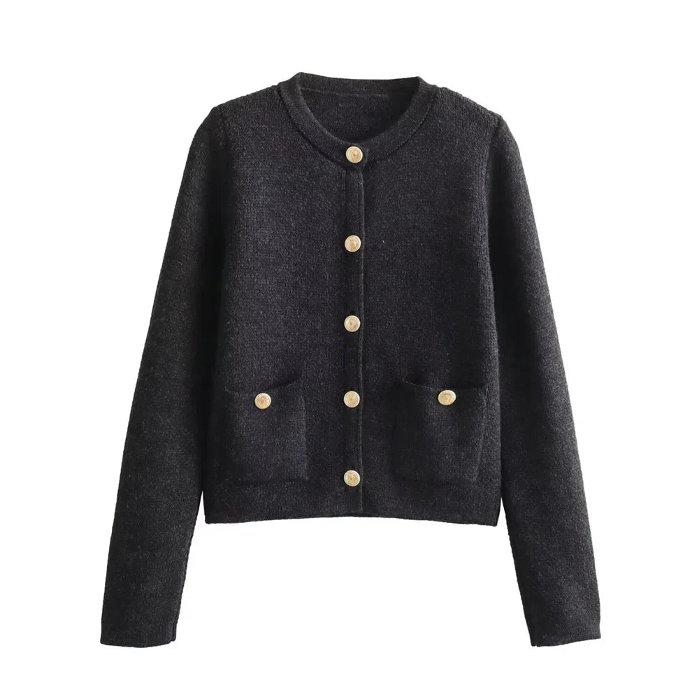Everleigh | Chic Knitted Cardigan - Celestia Couture