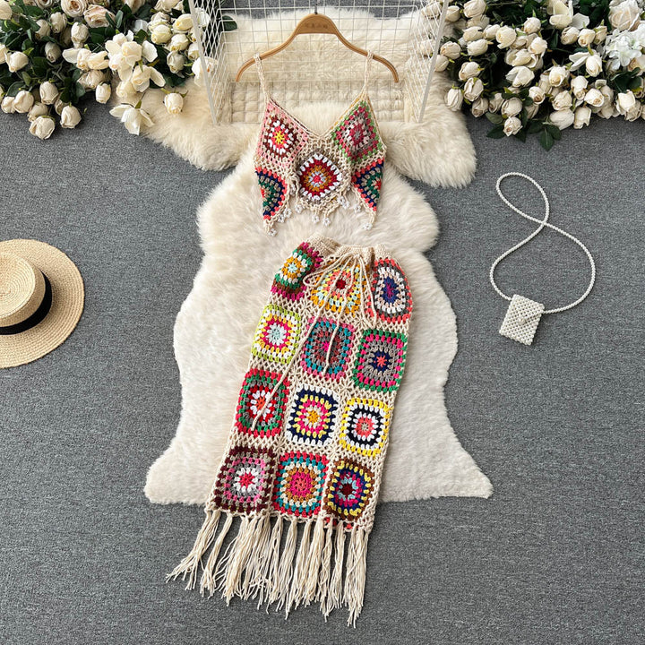 Two Piece Knitted Beach Set