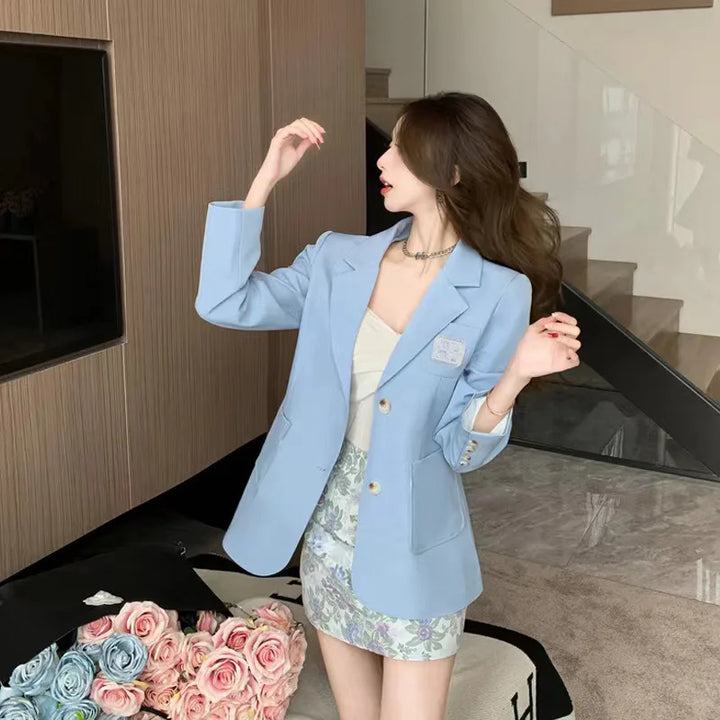 Korean Drama Suit &amp; Skirt Set - Celestia Couture