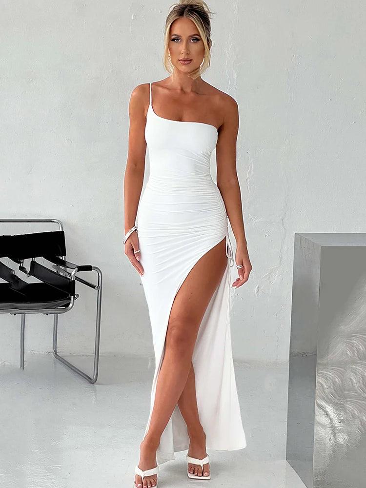 One Shoulder Dress - Celestia Couture