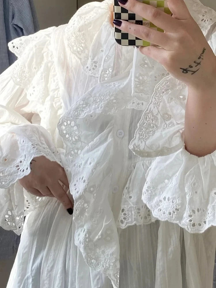 Lace Harmony Maxi Dress - Celestial Couture
