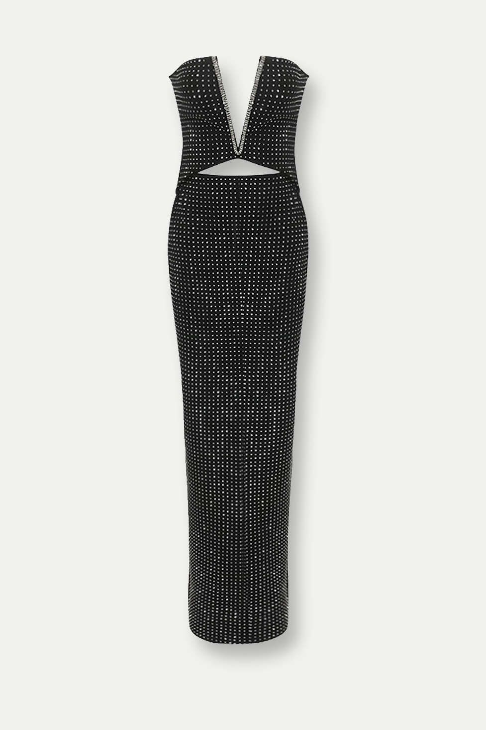 Salem Rhinestone Bodycon Maxi Dress - Celestia Couture
