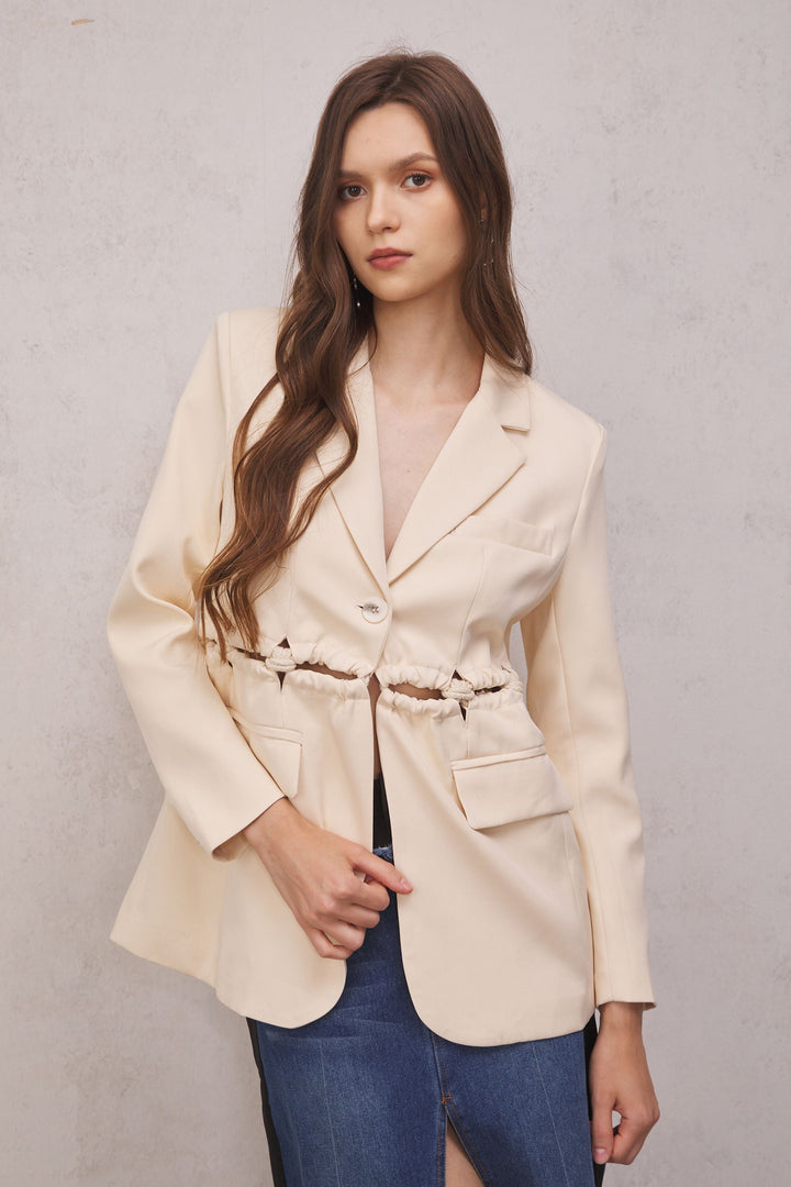 Salem Hollow Rope Blazer - Celestia Couture