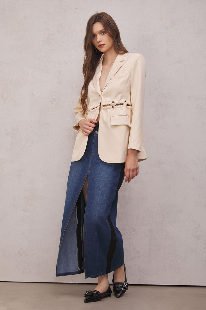 Salem Hollow Rope Blazer - Celestia Couture