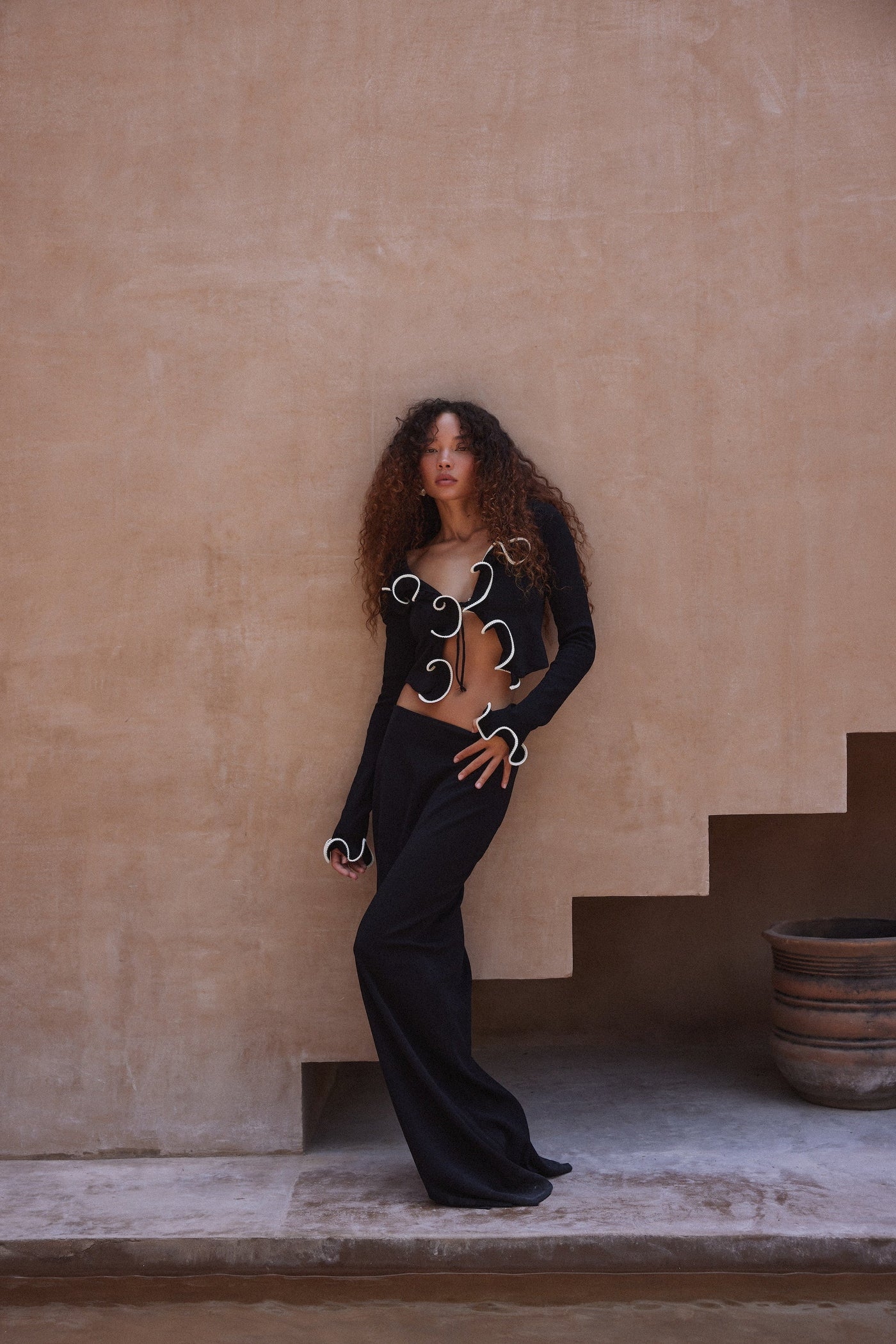 Maxi Skirt (Black) - Celestial Couture