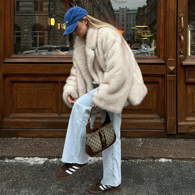 VeluxeCo™ Luxe Winter Statement Coat