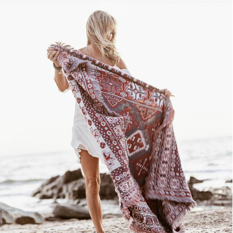 Tribal Boho Rugs &amp; Blankets - Outdoor or Indoor