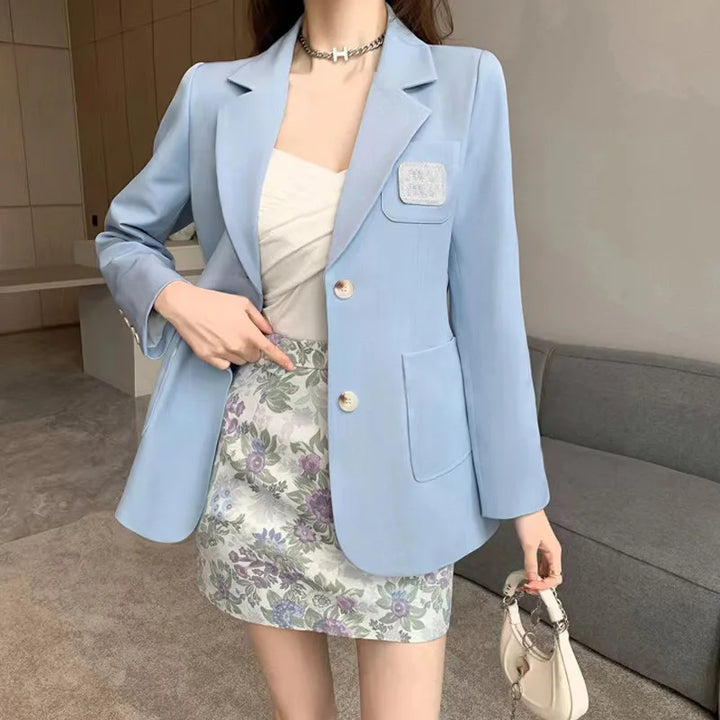 Korean Drama Suit &amp; Skirt Set - Celestia Couture