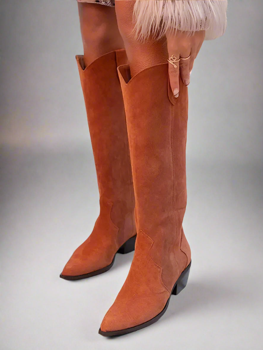 Sienna Suede Knee High Boots