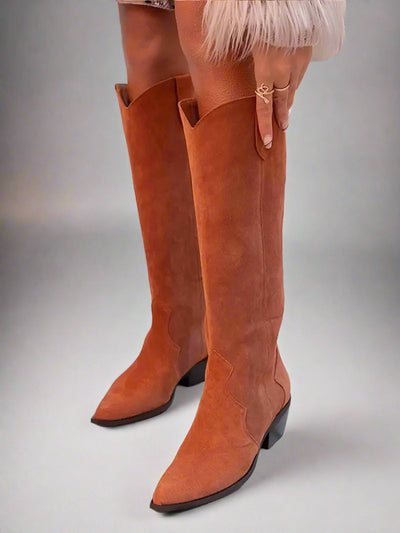 Sienna Suede Knee High Boots