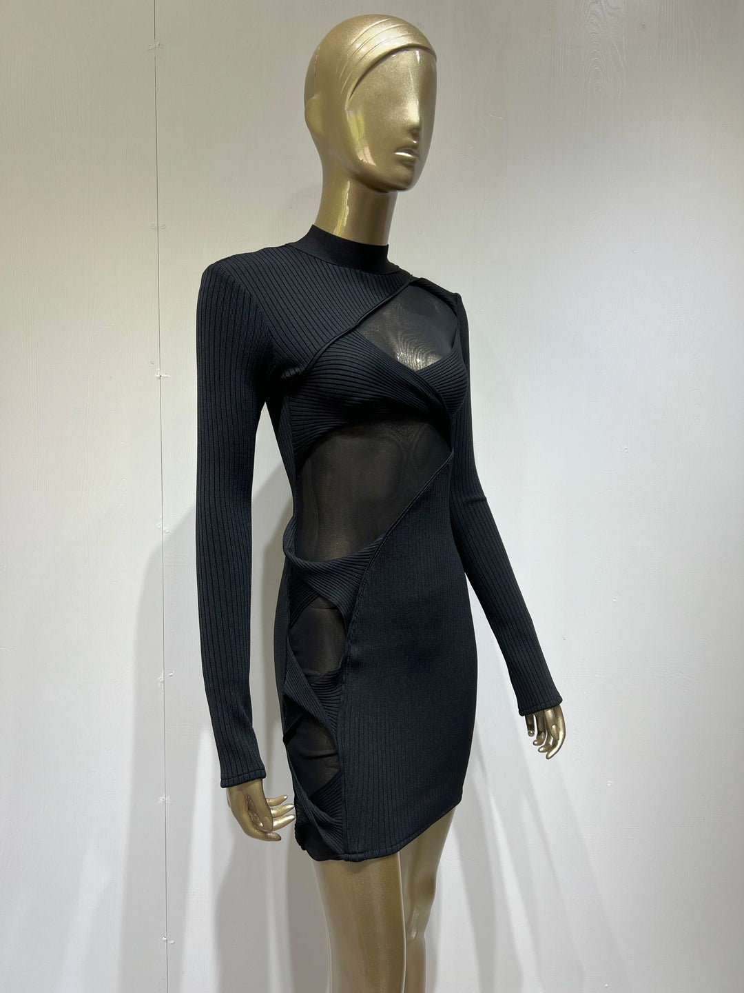Stardust Mesh Bodycon - Celestia Couture
