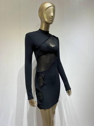 Stardust Mesh Bodycon - Celestial Couture